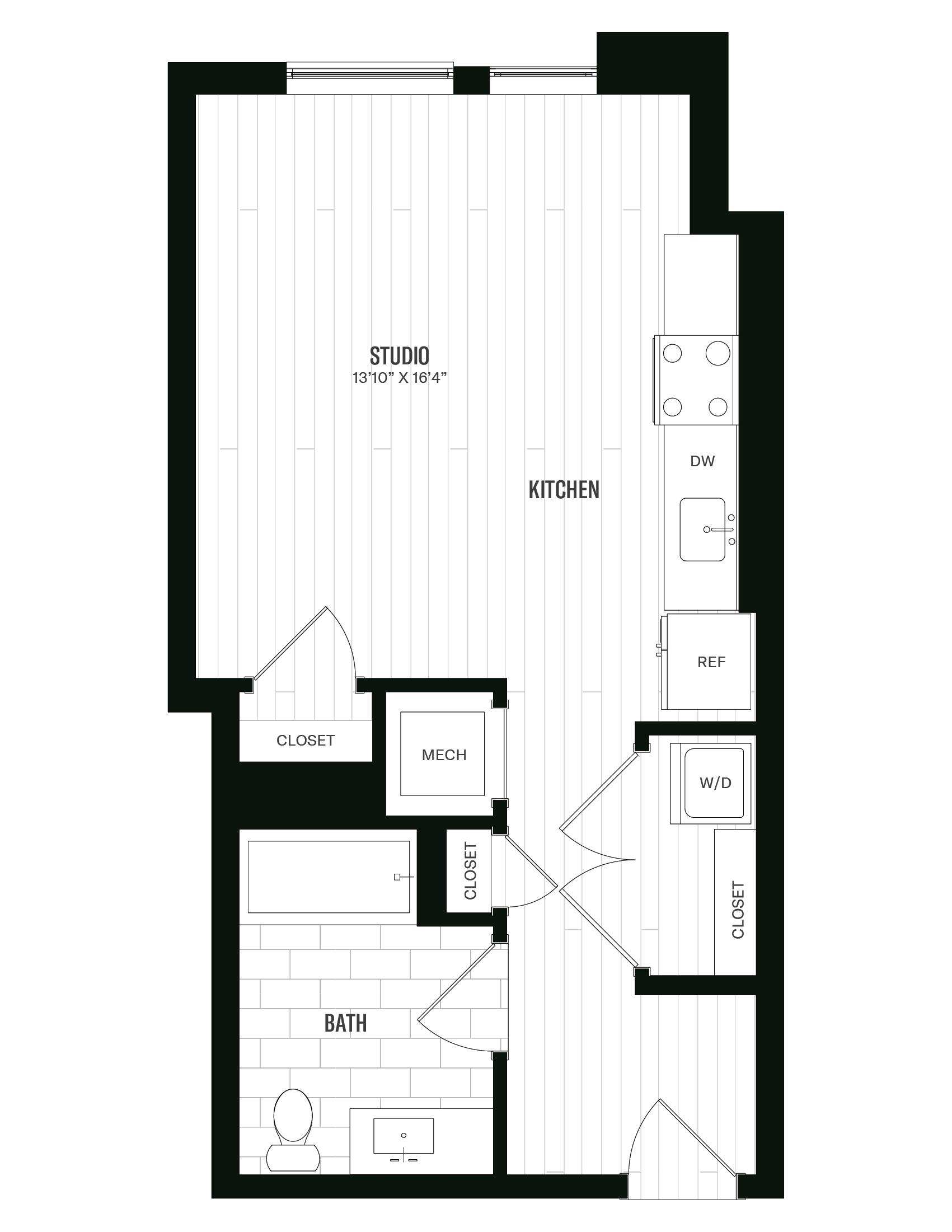 Floorplan image of unit 656